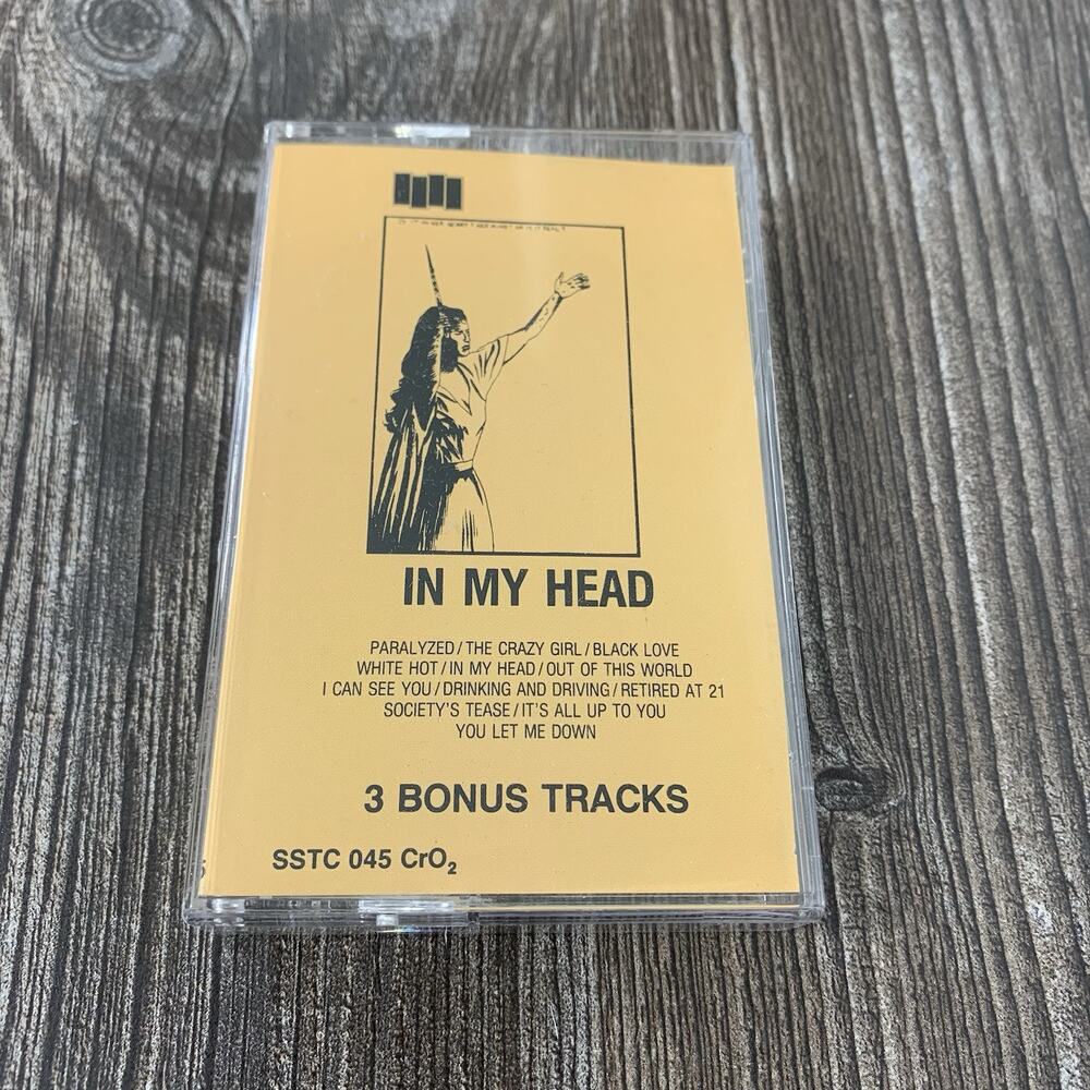 BLACK‎ FLAG In My Head Cassette {1985 SST w/3 bonus tracks} - TESTED!!!